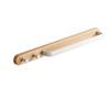 Nordic towel rack with hooks for bathroom towels space aluminum hooks for solid wood towels kitchen and bathroom accessories