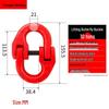 Durable Double Ring Chain Connector for Lifting