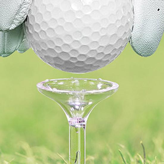 10Pcs Unbreakable Acrylic Golf Tees American Flag Design High Strength Big Cup 8