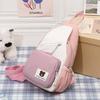 New Multi-functional Breast Bag Women's Hong Kong Style Fashion Satchel Large Capacity Student Ins Small Backpack Can Be Crossed On Both Shoulders