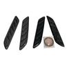 2Pcs Universal Car Hood Cooling Vents ABS Body Stickers Carbon Fiber Style Exterior Trim Accessory For Vehicle Modification