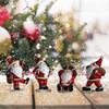 Christmas Figurines, Table Statues, Tabletop Sculpture Hand Painted Resin Figurines for