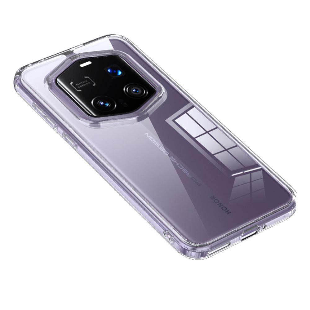 

Чехол для Honor Magic7 RSR Porsche Design 5G PC+TPU Чехол для телефона Защита подушками безопасности Transparent