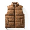 Loose Stand Collar Thick Warm Vest For Women Winter Autumn