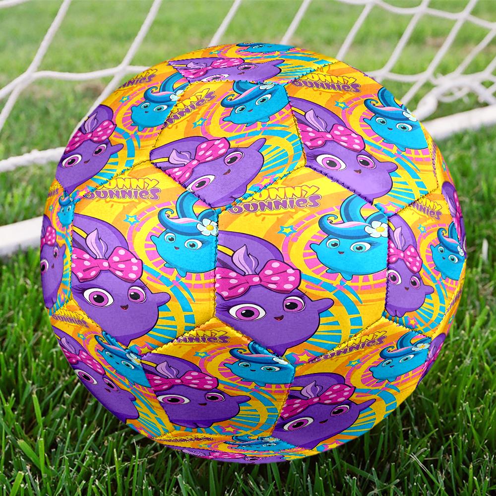 Sunny Bunnies Theme Size 5 Soccer Ball, Suitable for Both Indoor and Outdoor Matches, a Gift Suitable for Everyone.
