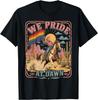 Vintage Rainbow We Pride At Dawn Western Cowgirl LGBTQ Retro T-Shirt S-3XL