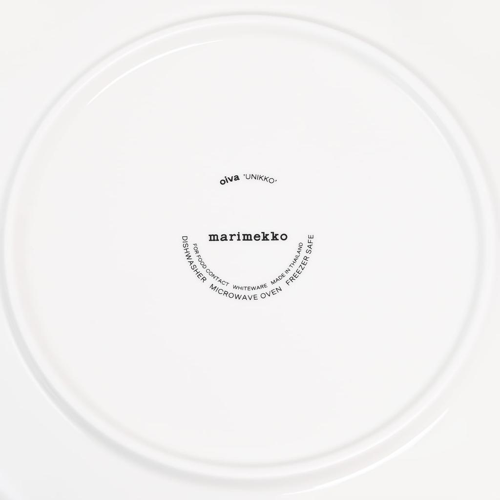 Marimekko Pair 250ml Mug and 20cm Unikko Dark Cherry and Salmon 73702 073702 Cup and Medium Nordic Western Tableware Set Plate, Red, 133, Plate,