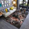 Levi Ackerman Anime Battle Carpet Suitable As a Non-slip Mat for the Living Room or Bedroom Sofa