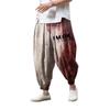 Imprimeu Halloween - Pantaloni Casual cu Picior Larg, Pantaloni Casual Largi pentru Bărbați