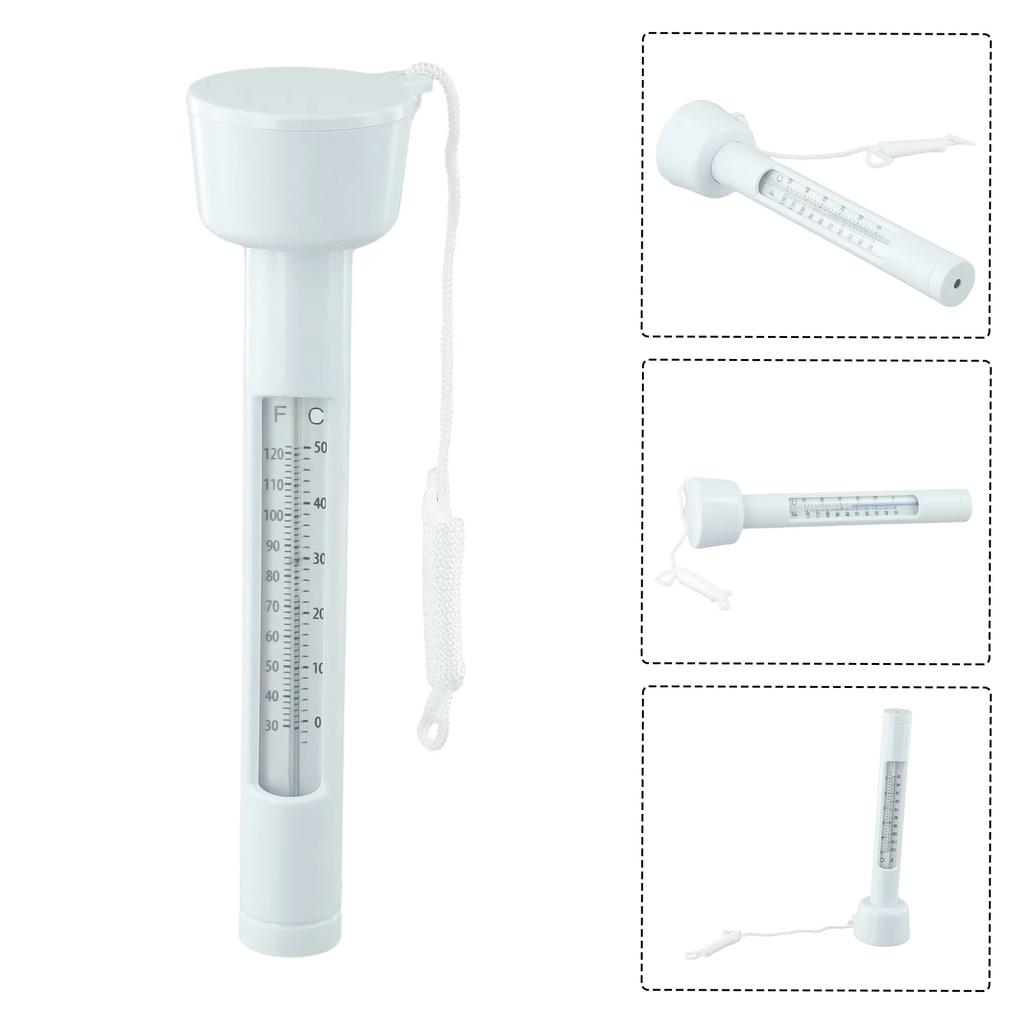 Swimming Pool Water Thermometer Plastic Portable Floating Thermometer Fountain Spa Pool Thermometer Pool Accessories