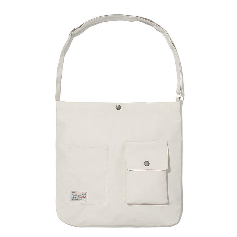Columbia University Sl-Label Front Pocket Cross Bag Grey