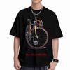Cycling Retro Road Bike Bicycle Print Short Sleeve Tee 100 Cotton Tshirt