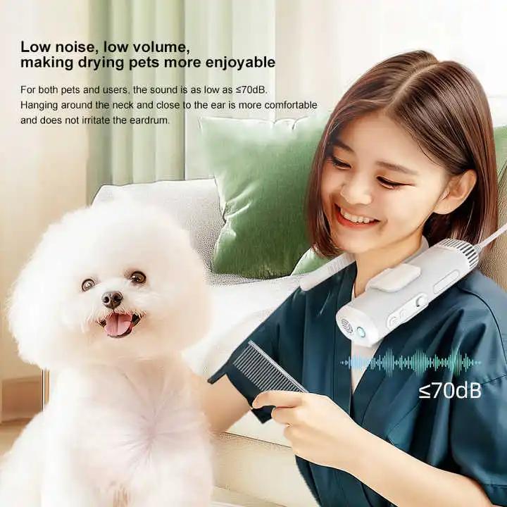 For Pet Hair Dryer High Power Silent Hair Blowing Artifact Large And Small Dog Water Blower Special For Dogs