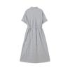 Rap Striped Shirt Long Dress As2Wo591