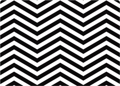 Rectangular Table Mat 29×42 Cm, ZigZag Pattern - Eco-friendly Felt, Wash 40 °C, Bertoni