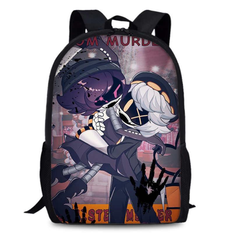 Drones Murder Anime Backpack Oxford Spacious School Bags For Gifts Children