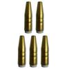 5Piece Gas Nozzle Set 38 Inch Brass for Bernard QS MIG Welding Gas with Compatibility for Multiple Contact Tips