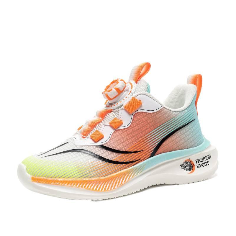 Children's Running Shoes Girls Summer New Mesh Breathable Sports Shoes Medium and Large Boys Wear-resistant Non-slip Sports Classmates