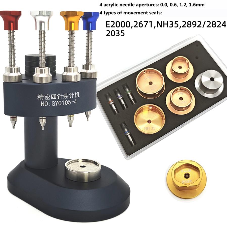 Xiaomi Watch Hand Setting Tool and Movement Holder Base NH35/2892/2824/2035 Installing Hour Minute Second Hands Watch Repair Tool Set