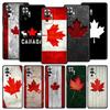 Maple Canada Flag Love Football Phone Case For Xiaomi Redmi Note 14 13 5G 10 11 12 Pro Plus 4G 14C 13C 12C 10C Black Cover