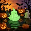 Healing Aesthetic Decor 3D Printed Ghost/Pumpkin Boat Figurine, Creative Ghost Ornament, Mini Pumpkin Halloween Decoration Desktop Decoration,