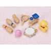 Sylvanian Families EPOCH Doll and Furniture Set White Rabbit and Panda Babies 3 Years and Up Toy Dollhouse