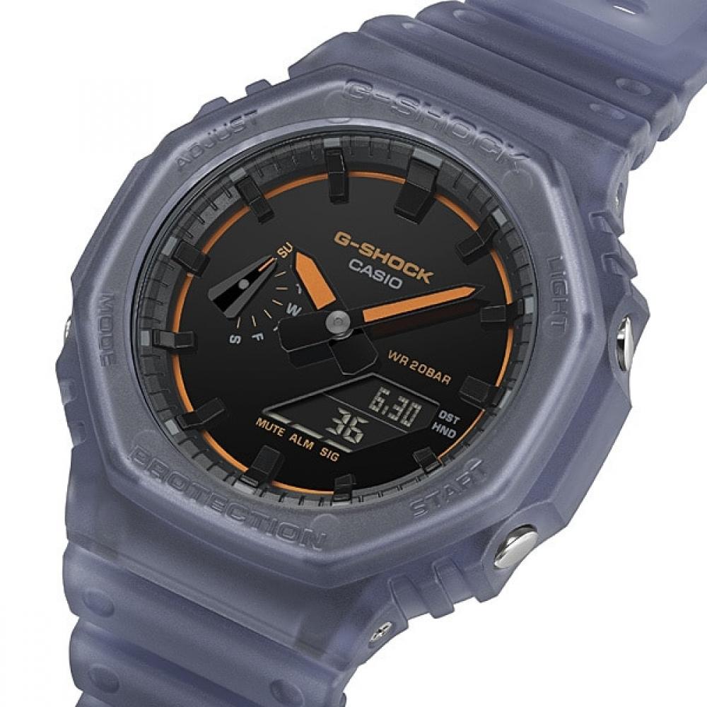 CaSio Men S G Shock Smoke liGht Concept Model analoG diGital 2100 SerieS Blue Ga