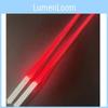 Reusable Light Saber Chopsticks With Bright Led Light For Night Ramen Enjoyment