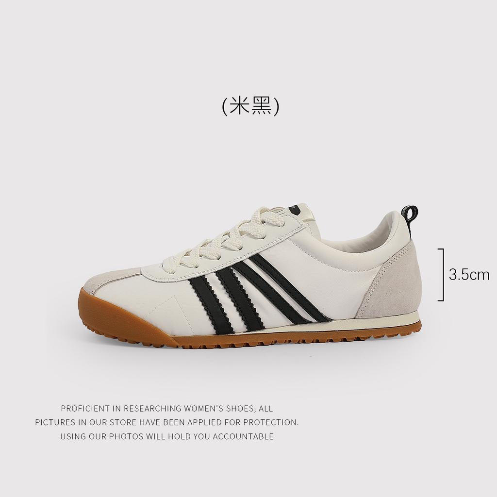 ThinSoled Heightening Little White Shoes Women'S Spring Small People Show Height Versatile Breathable Sports And Leisure Board Shoes