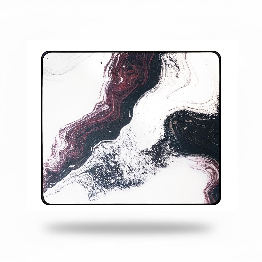 DotAndZ Glimpse Gaming A hybrid of speed and made of 42cm x 49cm x high a new sensation of smooth gliding and and Mousepad control, cloth, 0.4cm, белый