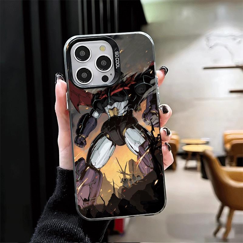 M-Mazinger Z Anime Soft Phone Case for iPhone 15 16 17 Pro Max 17Air 16E 14 Plus 13 12 Mini Shockproof Cover Back Shell