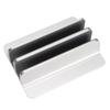 Laptop Holder Vertical 2 Slots Aluminum Alloy Adjustable Laptop Stand for Home Office Desktop Tablet Notebook
