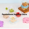 Spock 3 In1 Portable Baby Glass Food Container Box Storage Freezer And Heat-resistant Storage Box