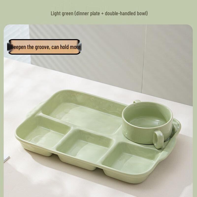 Peiersen Cream Style Ceramic Breakfast Plate Set