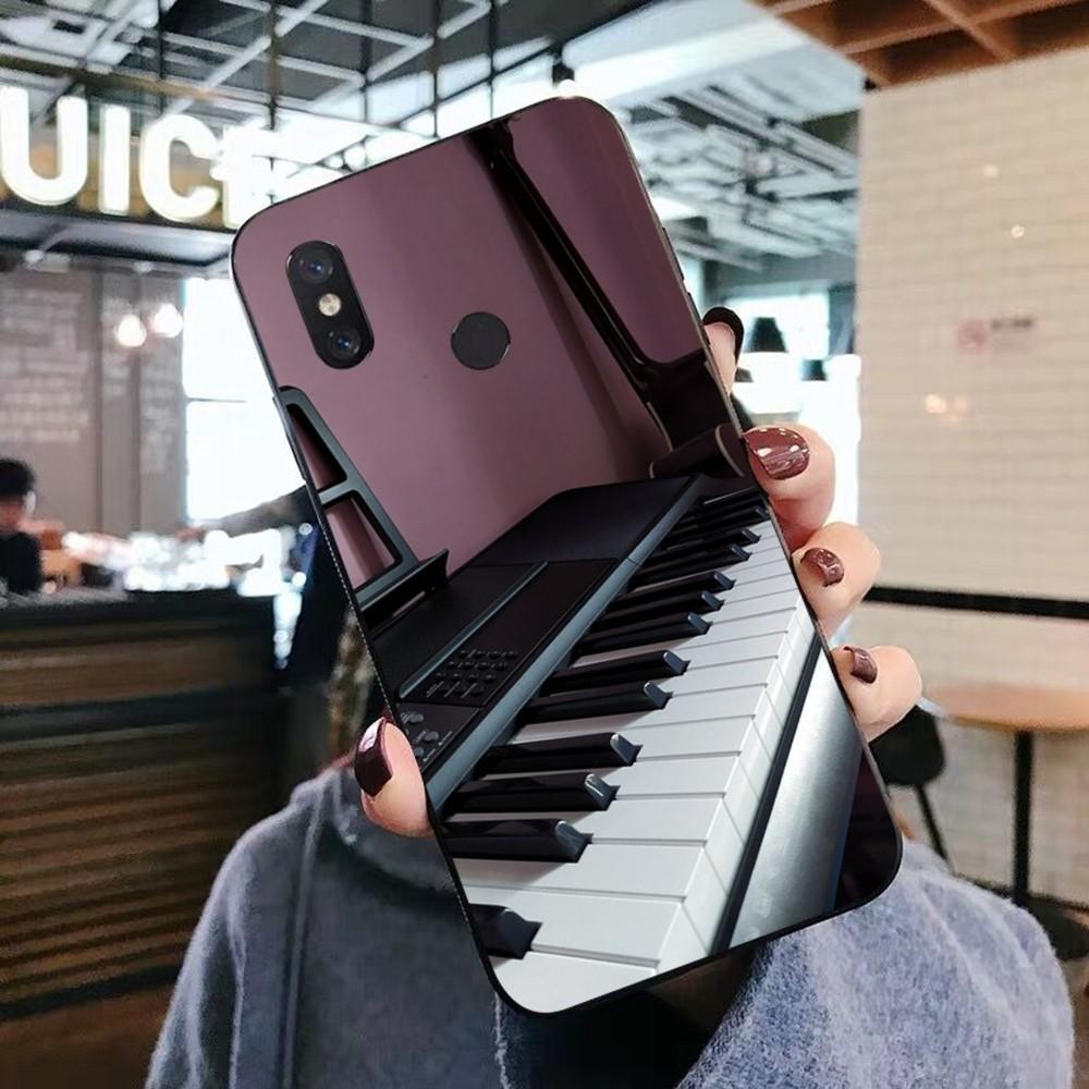 Music Instrument Guitar Piano Phone Case For Xiaomi Mi 5X 8 9 10 11 12 Lite Pro 10T PocoX3pro PocoM3 Note 10 Pro Lite