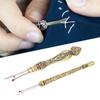2pcs Retro Seam Remover Quickly Removal Metal Hand Stitch Remover Thread Remover for Needlework Leatherwork