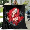 Karol G Retro Printed Blanket Flange Warm Blanket Bed Linings Picnic Blankets Home Travel Blanket Birthday Gift