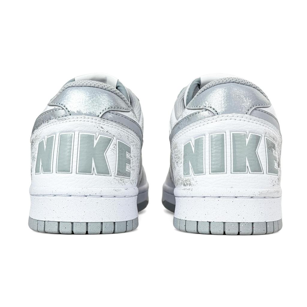 Nike Große Abriebfeste Low-Top Skateboard-Schuhe Unisex Grau Weiß 355152-106(Team1735-D)