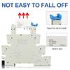 Relays Set SPDT Switching 24 Volts Double Power Including Mounting Accessories For Controls System Space Saving