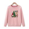 Christmas Trees Stickers On Clothes Winter Santa Claus Patch A-Level Washable Vinyl Diy Hoodies Tops Thermal Press Parches