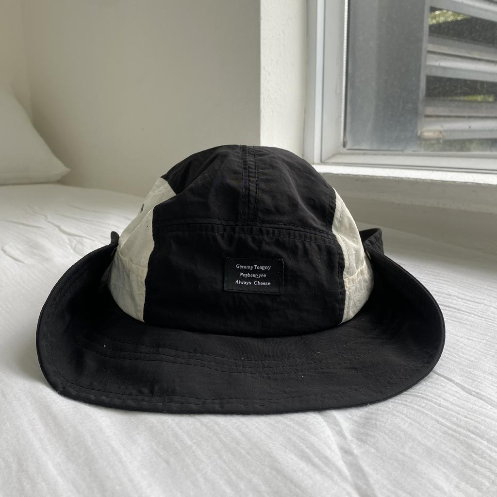 Anti-UV Quick-drying Fisherman Hat - Fashion Splicing Color, Wide Brim Drawstring, Sun Protection for Hiking Camping