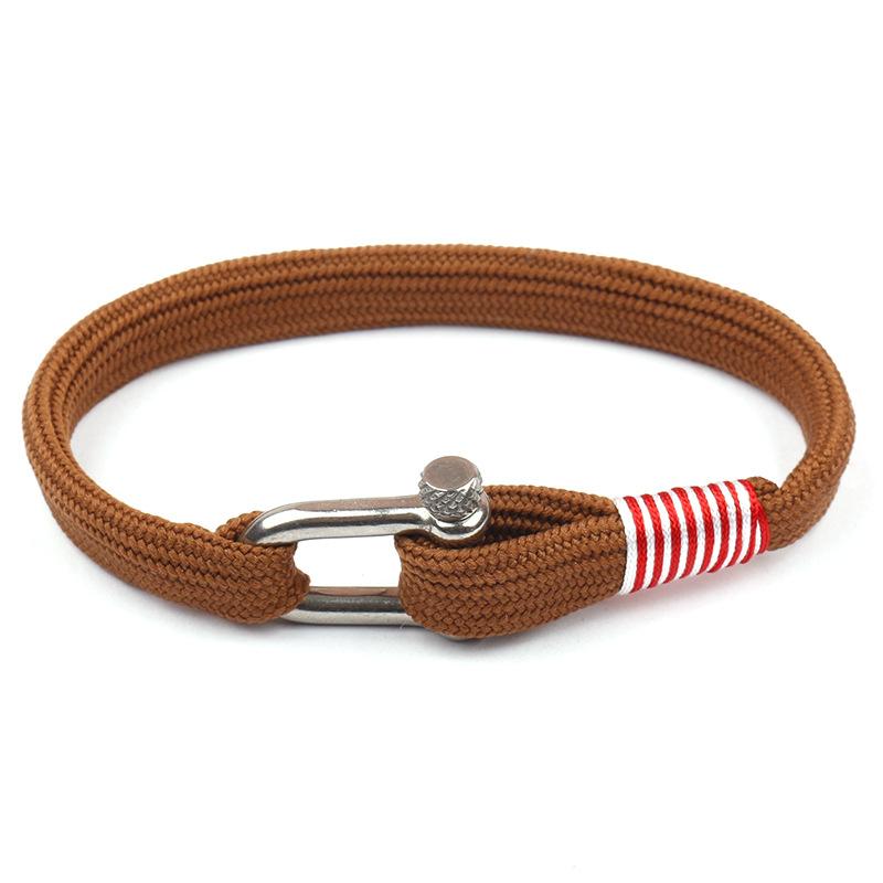 

Meier New arrivals: trendy anchor bracelets & bangles for men & women - hot selling! коричневий