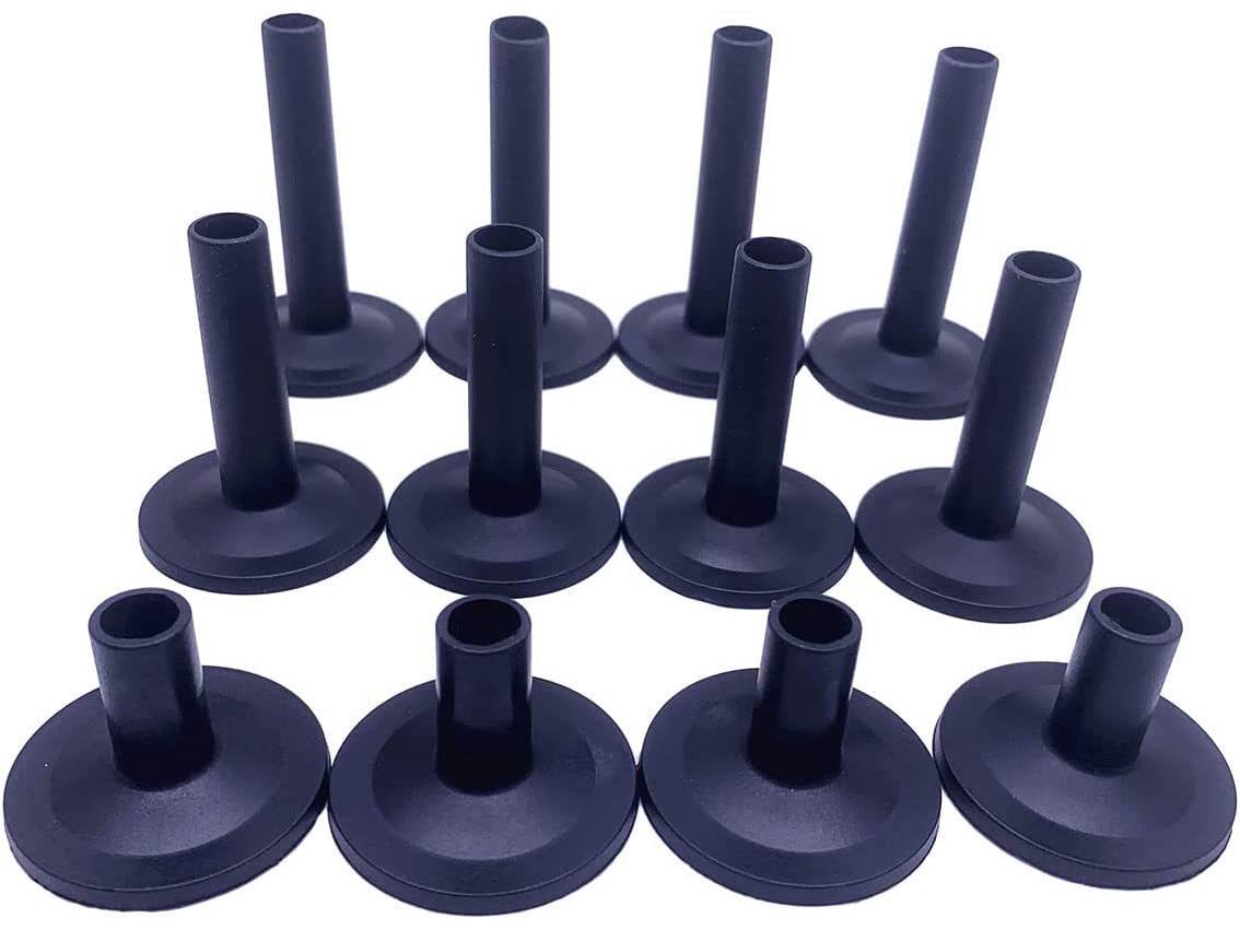 

Hot Selling Drum Kit Cymbal Sleeves, Plastic Accessories, 12 Pieces, Black/Red 4 pieces each of 6.2CM, 5CM, 2.8CM mounts червоний