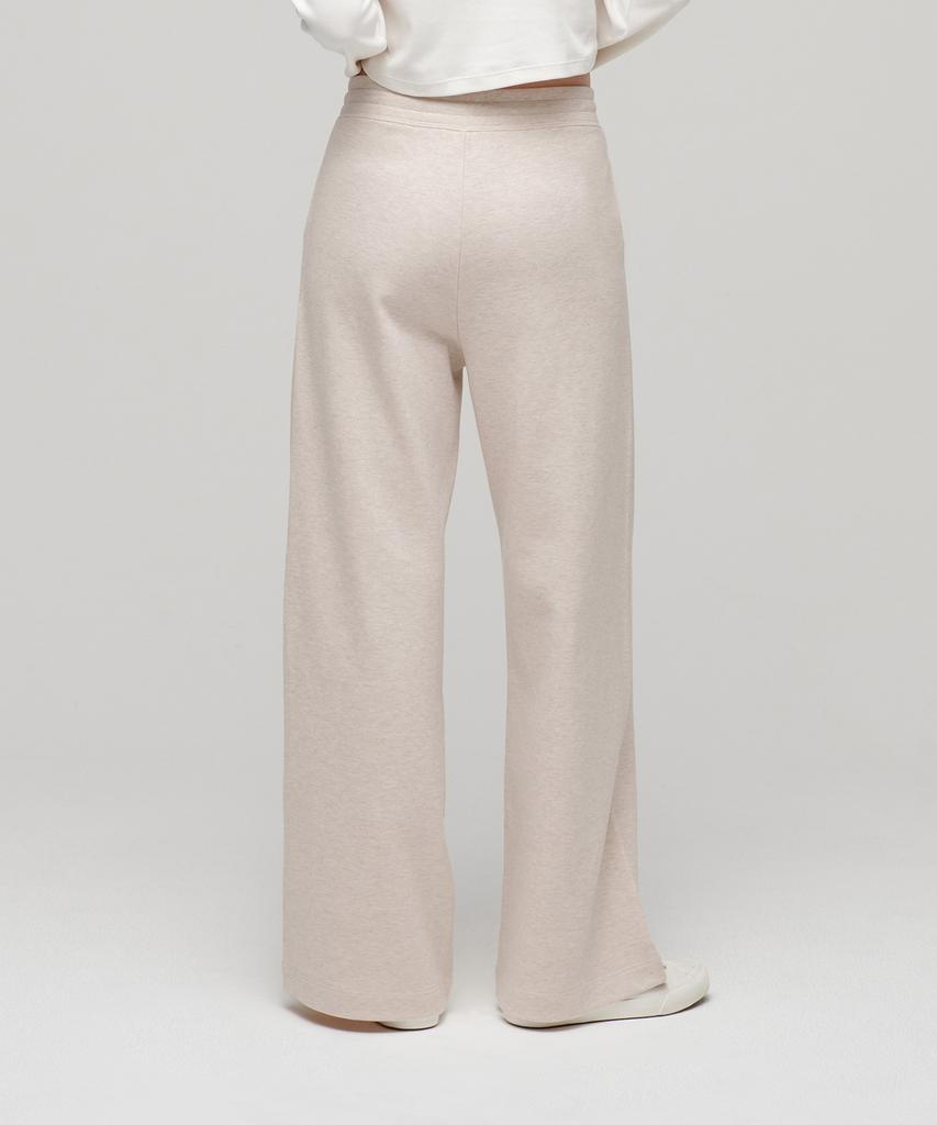 MUSINSA STANDARD WOMAN Women'S Flat Terry Wide Lounge Sweatpants [Heather Beige]