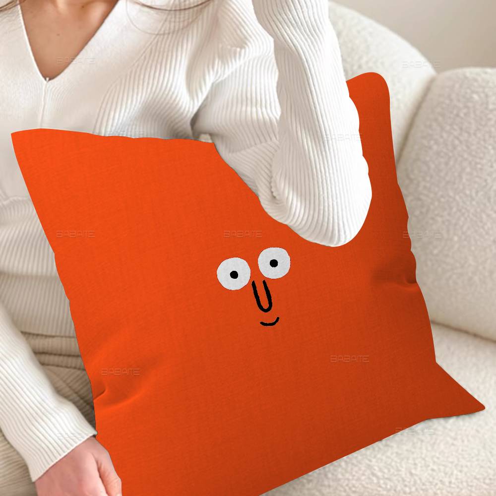 Art J-Jean J-Jullien Cute Lucky Dragon Pillow Cover Sofa Cushion Cover Home Room Decoration Children Gift