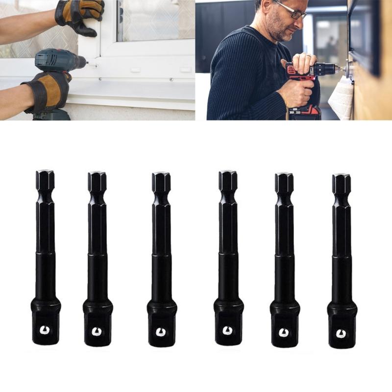Drills Extension Socket Driver Bit Impact Socket Adapter Impact Adapter Square Socket Bit Adapter Hex Impact Socket Set