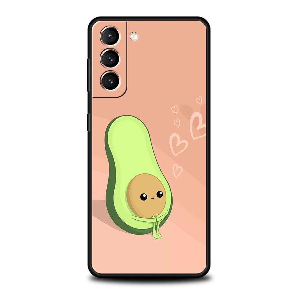 

Милый чехол для телефона с изображением авокадо и детской йоги для Samsung Galaxy S24 S23 S22 S20 Ultra S21 FE 5G S10 S9 Plus S10E, мягкий силиконовый чехол S21 FE 5G
