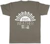 BBQ Weather Unisexs Unisexs Ladies TShirt Tee