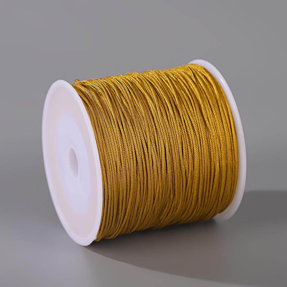 Handmade No. 72 Jade Thread - 0.8mm Wear-Resistant String for Jewelry Crafting, Hand Rope, Bracelets, DIY Necklaces, 50m