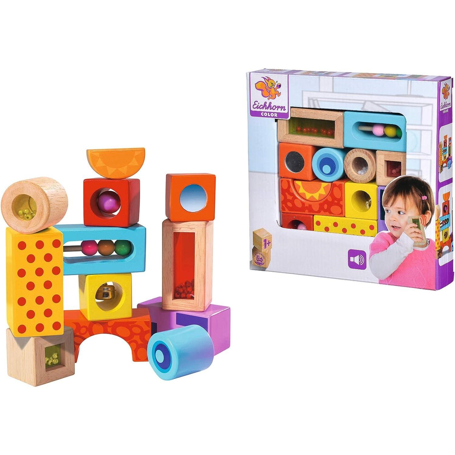 

Деревянные звуковые блоки, 12 звуковых блоков с красочным принтом и различными звуками, 21 шт., бук, 5 различных символов плагинов, 20 шт. Package size:23*23*4.5cm